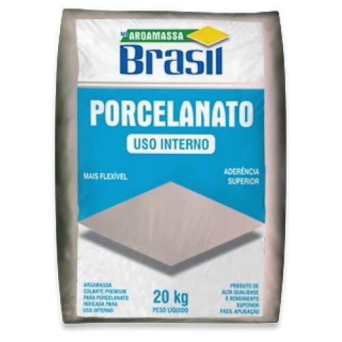 Argamassa Brasil Interna P/ Porcelanato 20KG Branca