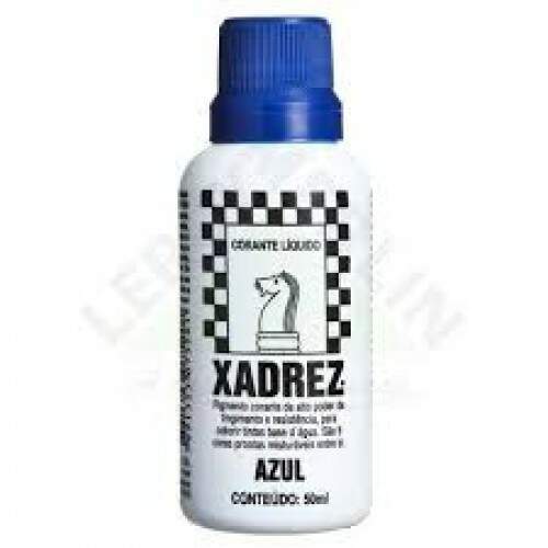Corante Liquido Xadrez Azul 50ml