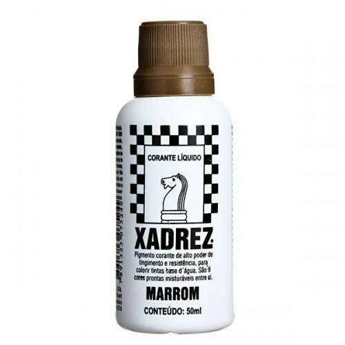 Corante Liquido Xadrez Marron 50ml