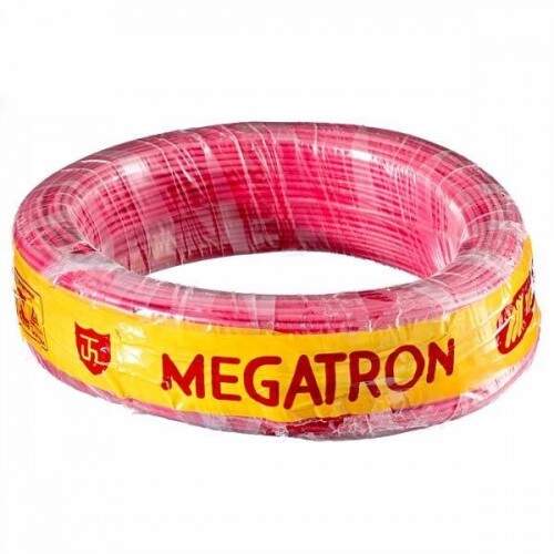 Fio Rígido Megatron 1,5mm Rolo com 100M Vermelho
