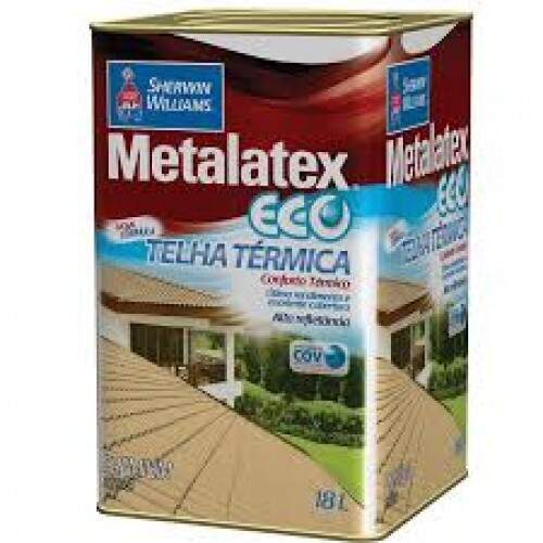 Tinta Eco Telha Termica Champagne 18L Metalatex