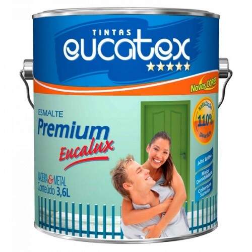Tinta Eucatex Branco Fosco Esmalte Premium Eucalux 3.6L
