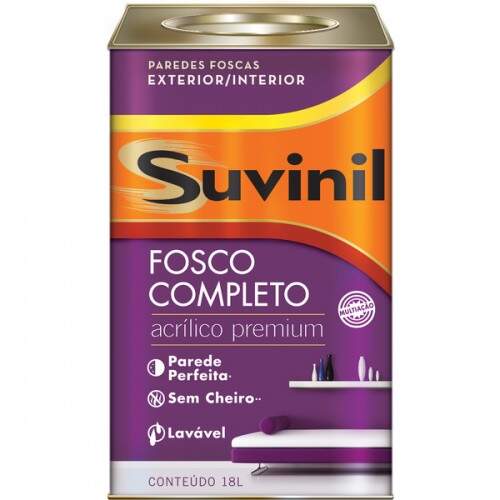 Tinta Fosca Completo Lavável Vanilla 18L Suvinil