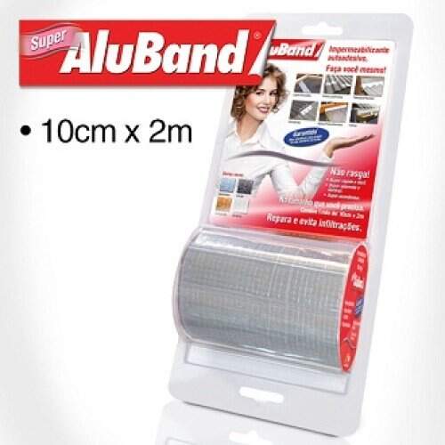 Aluband Cinza Super 10cmX2m