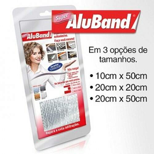 Aluband Cinza Super 10cmX50cm