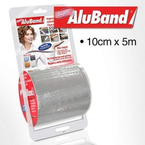 Aluband Cinza Super 10cmX5m