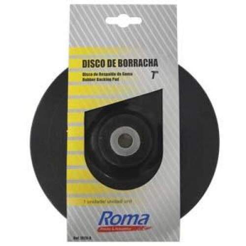 Disco Borracha para Lixadeira Roma 4 1/2