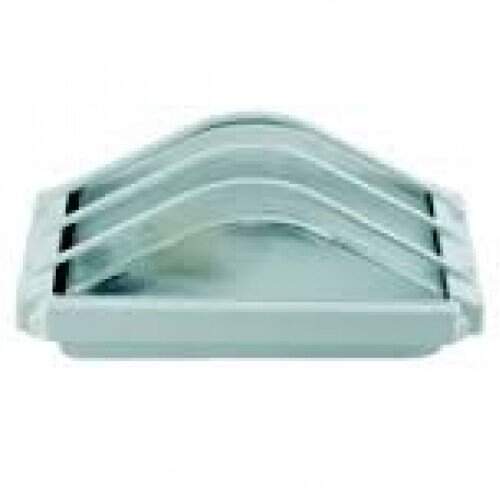 LUMINARIA RETANGULAR PIRAMIDE 60W BRANCO REF:TP601