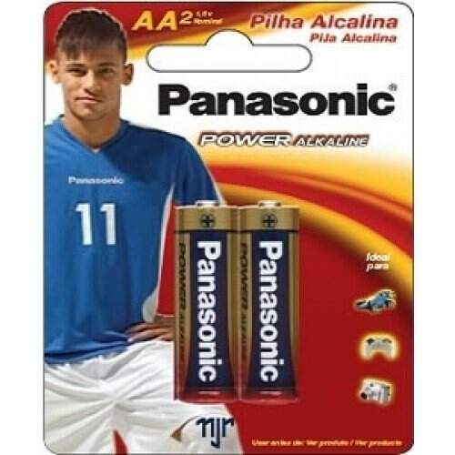 Pilha Alcalina Panasonic AA C/2