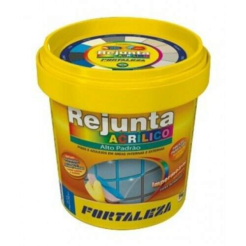 Rejunte Acrílico Branco 1KG Fortaleza