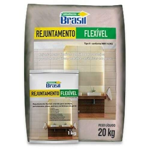 Rejunte Cinza Outono Brasil 1KG