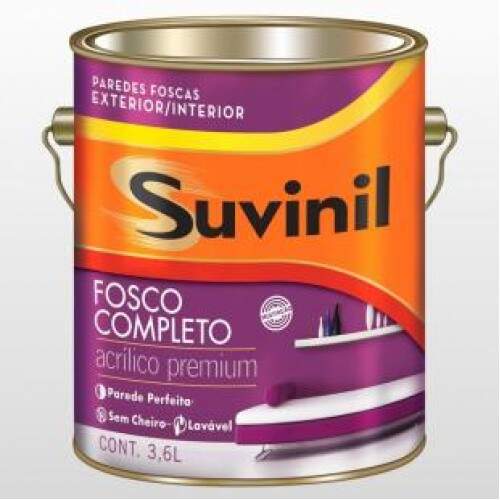 Tinta acrilica mel fosco premium 3,6L Suvinil