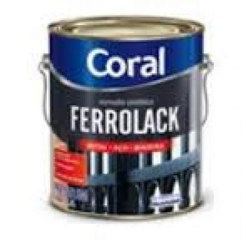 Tinta Esmalte Sintetico Ferrolack Cinza 900ml CORAL