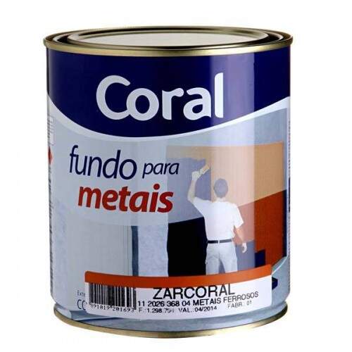 TINTA FUNDO P/ METAIS ZARCORAL 3.6L CORAL