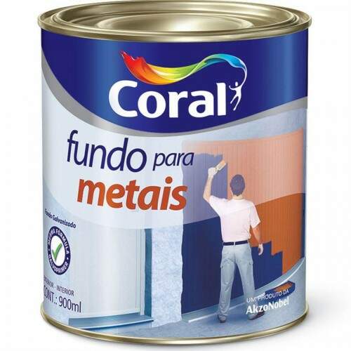 Tinta Fundo Para Metais Zarcoral 900ML CORAL