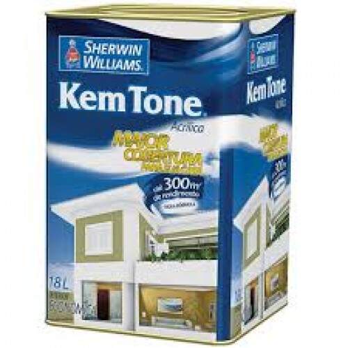 Tinta Kem Tone Acrílico Amarelo Sol Fosco 18L