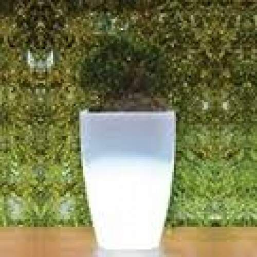 Vaso Cachepot Luminoso Quadrado Grande 0,81X0,52